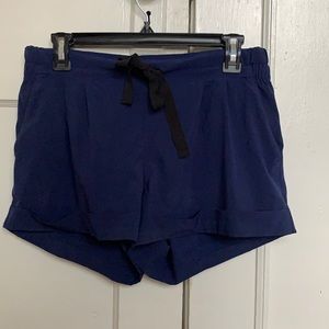 Size 8 Lulu Lemon Navy Blue Shorts